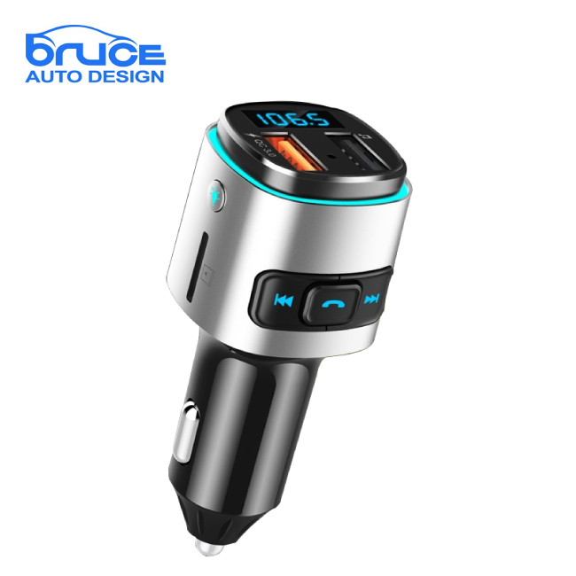 Bruce 藍芽播放器tf卡 V4 2 Qc3 0車充 旭益汽車